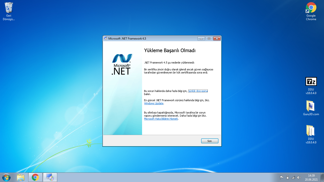 Версии net framework для windows 7